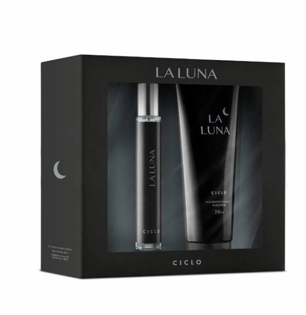 Kit Ciclo Cosméticos La Luna Deo-Colôna 30ml + Loção Hidratante 240ml.